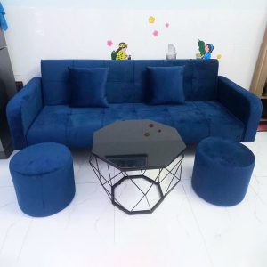 Bộ Sofa Kèm 2 Đôn Và Bàn Trà