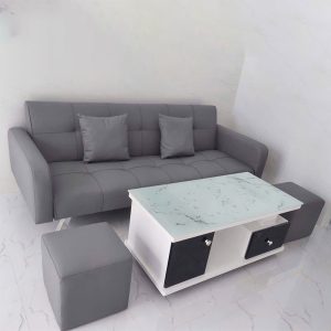 Bộ Sofa Kèm 2 Đôn Và Bàn Trà