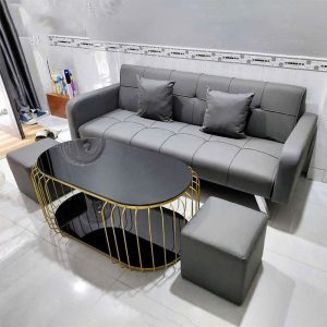 Bộ Sofa Kèm 2 Đôn Và Bàn Trà