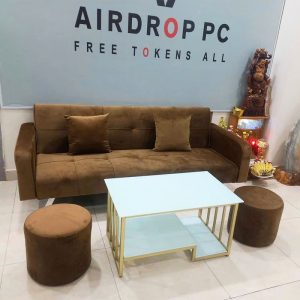 Bộ Sofa Kèm 2 Đôn Và Bàn Trà