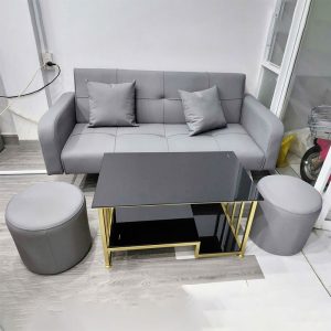 Bộ Sofa Kèm 2 Đôn Và Bàn Trà