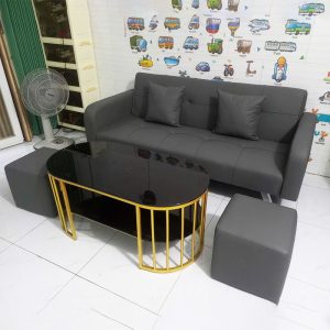 Bộ Sofa Kèm 2 Đôn Và Bàn Trà