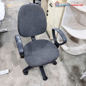 Ghế Xoay Chân Nhựa Bọc Vải Nỉ Cũ