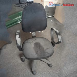 Ghế Xoay Chân Nhựa Bọc Vải Nỉ Cũ