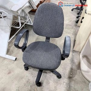 Ghế Xoay Chân Nhựa Bọc Vải Nỉ Cũ