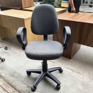 Ghế Xoay Chân Nhựa Bọc Vải Nỉ Cũ