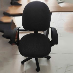 Ghế Xoay Chân Nhựa Bọc Vải Nỉ Cũ (Nhiều Màu)