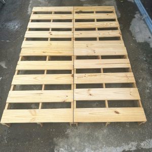 Giường Pallet 1m4 Cũ Bằng Gỗ
