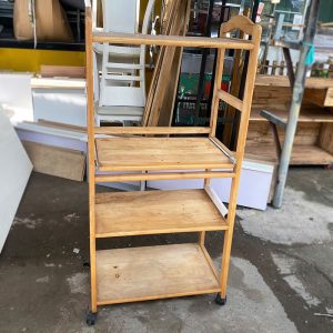 Kệ Sách 4 Tầng 60cm Bằng Gỗ Cũ