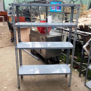 Kệ Siêu Thị 4 Tầng 1m Bằng Sắt Cũ