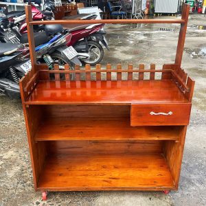 Quầy Takeaway Bằng Gỗ 1m Cũ