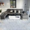Sofa Cao Cấp Màu Xám 2m9 Mới 99%