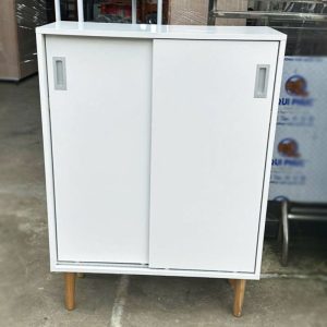 Tủ Giày Bằng Sắt 80cm Cửa Lùa 4 Ngăn Cũ