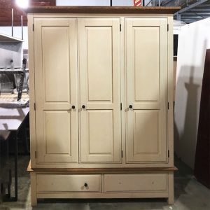 Tủ Gỗ 3 Cánh 1m5 Kèm Hộc Kéo Cũ