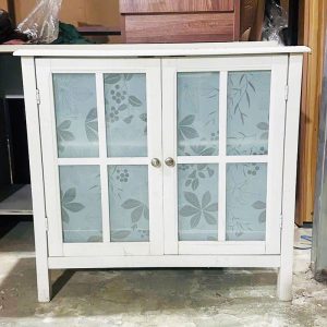 Tủ Hồ Sơ 76cm 2 Cánh Kính Cũ