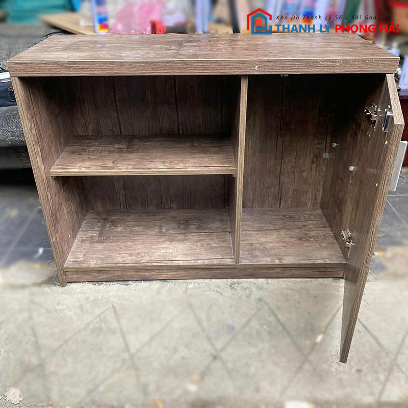 tu-ho-so-95cm-go-mau-nau-cu-1 Tủ Hồ Sơ 95cm Gỗ Màu Nâu Cũ
