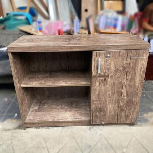 Tủ Hồ Sơ 95cm Gỗ Màu Nâu Cũ