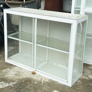 Tủ Kính Ngang 1m24 Thiết Kế Cửa Lùa Cũ