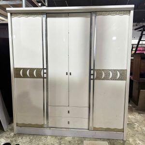 Tủ Quần Áo 2m02 Trắng Phối Xanh Cũ