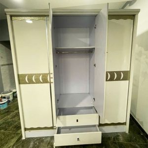 Tủ Quần Áo 2m02 Trắng Phối Xanh Cũ