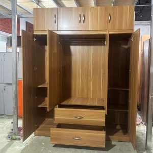 Tủ Quần Áo 4 Cánh 1m8 Gỗ MDF Cũ