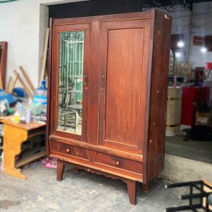 Tủ Quần Áo Cổ Điển 1m3 Gỗ Tự Nhiên Cũ