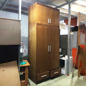 Tủ Quần Áo Cũ 4 Cánh 1m06 Kèm 2 Hộc Kéo Cũ