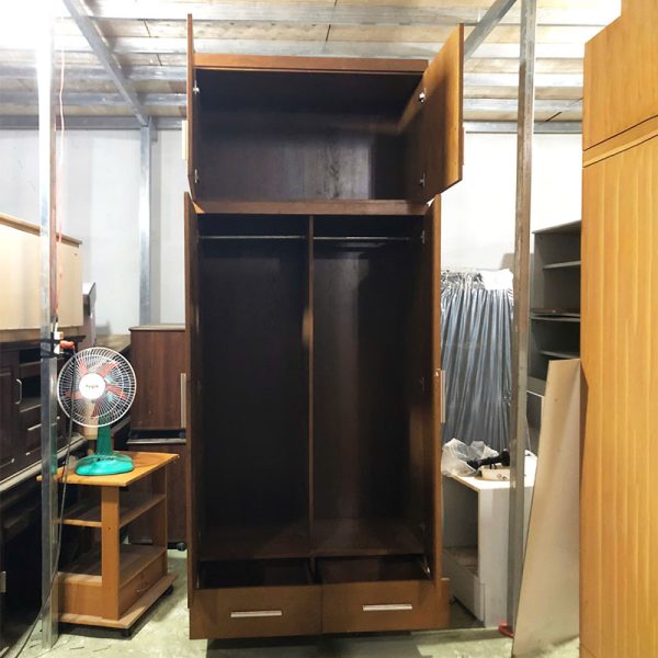 Tủ Quần Áo Cũ 4 Cánh 1m06 Kèm 2 Hộc Kéo Cũ