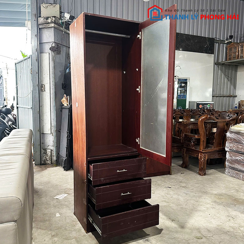 tu-quan-ao-go-60cm-cu-gia-re-2 Tủ Quần Áo Gỗ 60cm Cũ Giá Rẻ