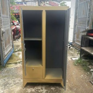 Tủ Quần Áo Sắt 84cm Có Gương (Nhiều Màu) Cũ
