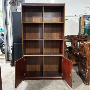 Tủ Trưng Bày Gỗ 1m8 Cũ 8 Ngăn