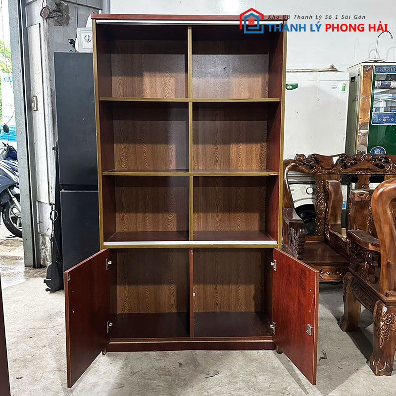 tu-trung-bay-go-1m8-cu-8-ngan-2 Tủ Trưng Bày Gỗ 1m8 Cũ 8 Ngăn