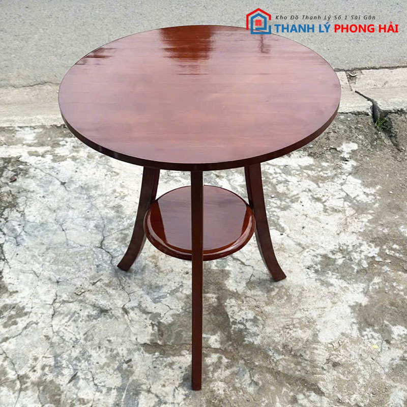 ban-cafe-2-tang-bang-go-60cm-1 Bàn Cafe 2 Tầng Bằng Gỗ 60cm
