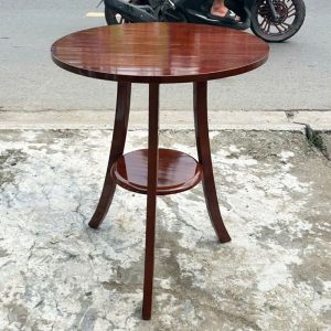 Bàn Cafe 2 Tầng Bằng Gỗ 60cm