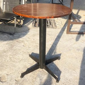 Bàn Cafe Mặt Vuông Gỗ Chân Sắt Cũ (Nhiều Mẫu)