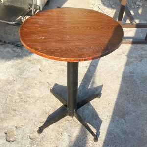 Bàn Cafe Mặt Vuông Gỗ Chân Sắt Cũ (Nhiều Mẫu)