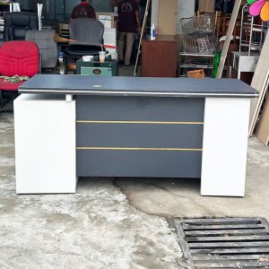 Bàn Giám Đốc 1m2 Góc L Cũ Phối Xám Trắng