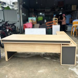 Bàn Giám Đốc Góc 2m17 Kèm Góc L Cũ