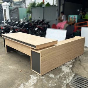 Bàn Giám Đốc Góc 2m17 Kèm Góc L Cũ