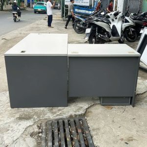 Bàn Giám Đốc Góc L 1m5 Gỗ Công Nghiệp Cũ