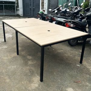 Bàn Họp 2m4 Chân Vuông Chắc Chắn Cũ