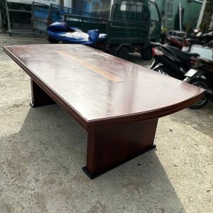 Bàn Họp Gỗ Công Nghiệp Cũ 2m4 Sang Trọng