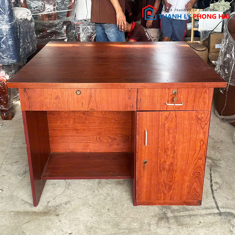 ban-lam-viec-1m-cu-ket-hop-tu-ho-so-2 Bàn Làm Việc 1m Cũ Kết Hợp Tủ Hồ Sơ