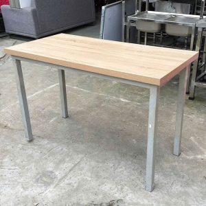 Bàn Mặt Gỗ MDF 1m2 Chân Sắt Cũ