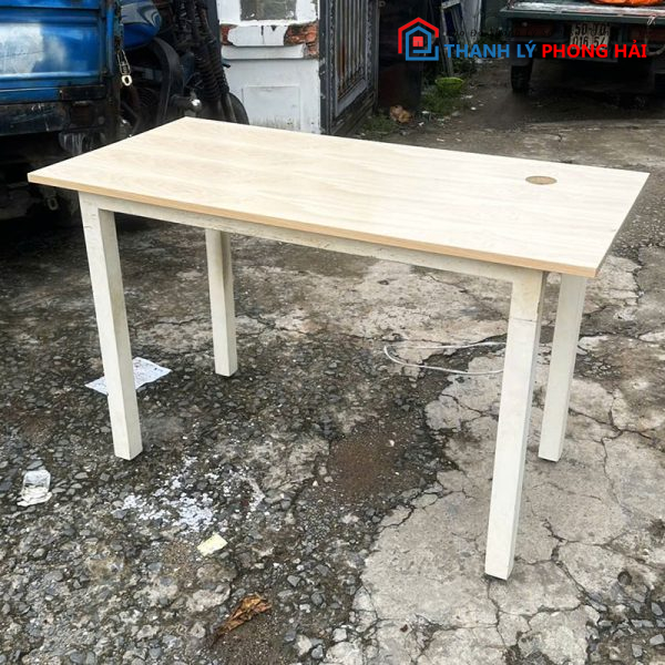 Bàn Làm Việc Chân Trụ Vuông 1m2 Cũ