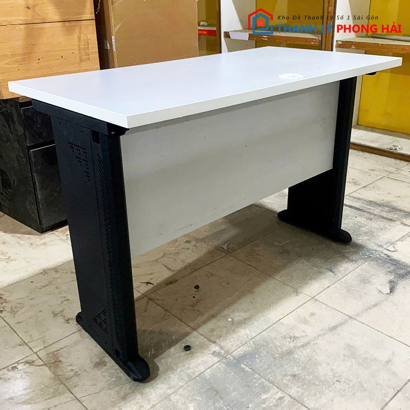 ban-lam-viec-co-bung-1m1-mat-go-cu-3 Bàn Làm Việc Có Bửng 1m1 Mặt Gỗ Cũ