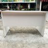 Bàn Làm Việc Cũ 1m2 Có Bửng Màu Trắng