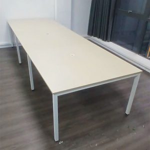 Bàn Làm Việc Nhóm 3m6 Chân Sắt Cũ