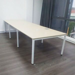 Bàn Làm Việc Nhóm 3m6 Chân Sắt Cũ