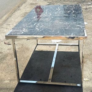 Bàn Mặt Đá 1m6 Cũ Chân Inox
